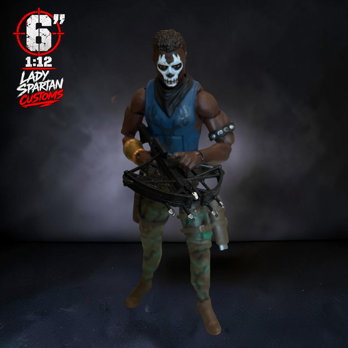 Deadtrack | Premium One-of-a-Kind 1:12 Scale Dreadnok Custom Figure