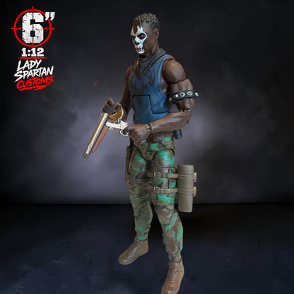 Deadtrack | Premium One-of-a-Kind 1:12 Scale Dreadnok Custom Figure