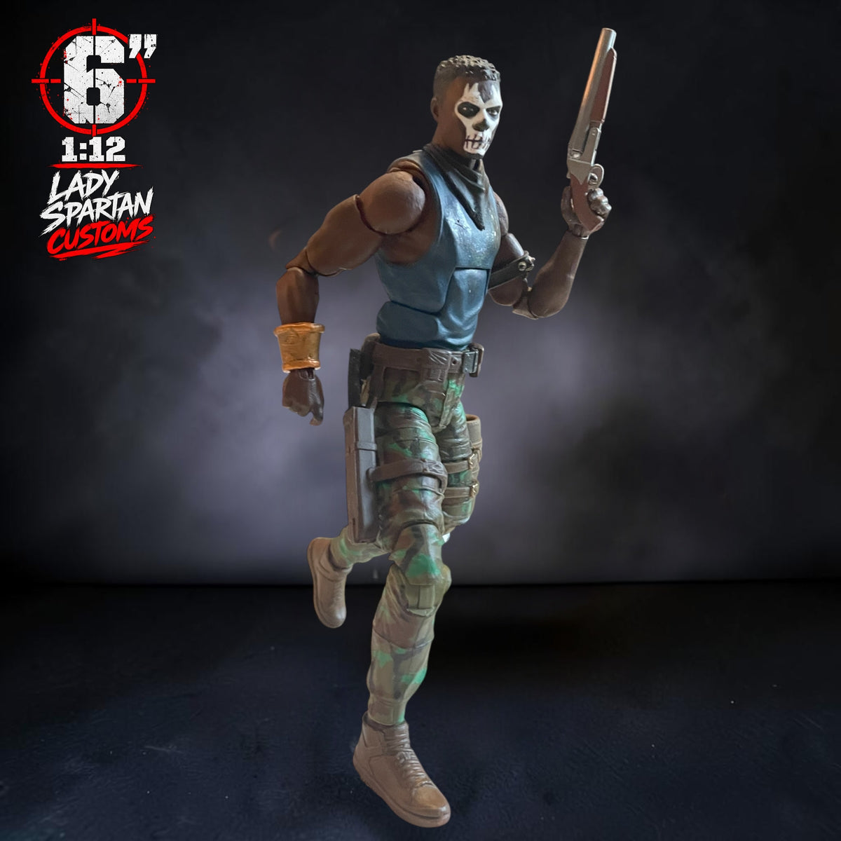 Deadtrack | Premium One-of-a-Kind 1:12 Scale Dreadnok Custom Figure