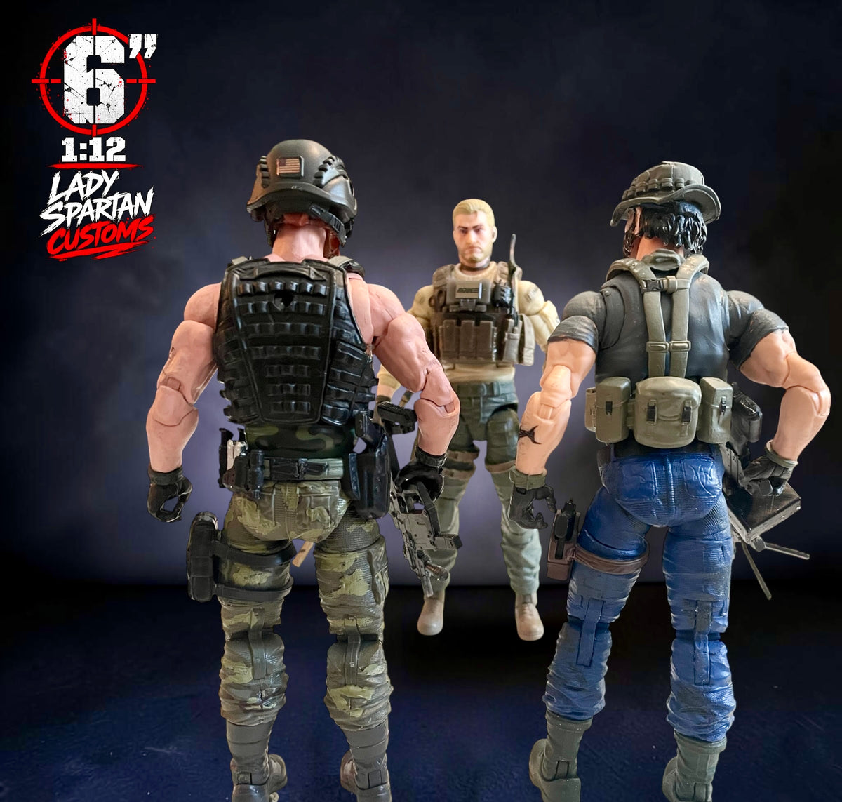 Heckel & Jekyll | One-of-a-Kind 1:12 Scale G.I. Joe Custom Figure set