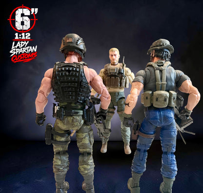Heckel & Jekyll | One-of-a-Kind 1:12 Scale G.I. Joe Custom Figure set
