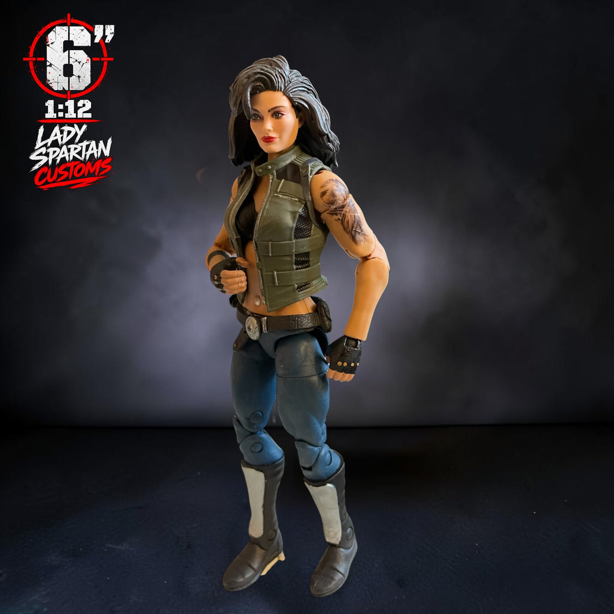 Frost & Spider | Premium One-of-a-Kind 1:12 Scale Dreadnok Custom Figure set