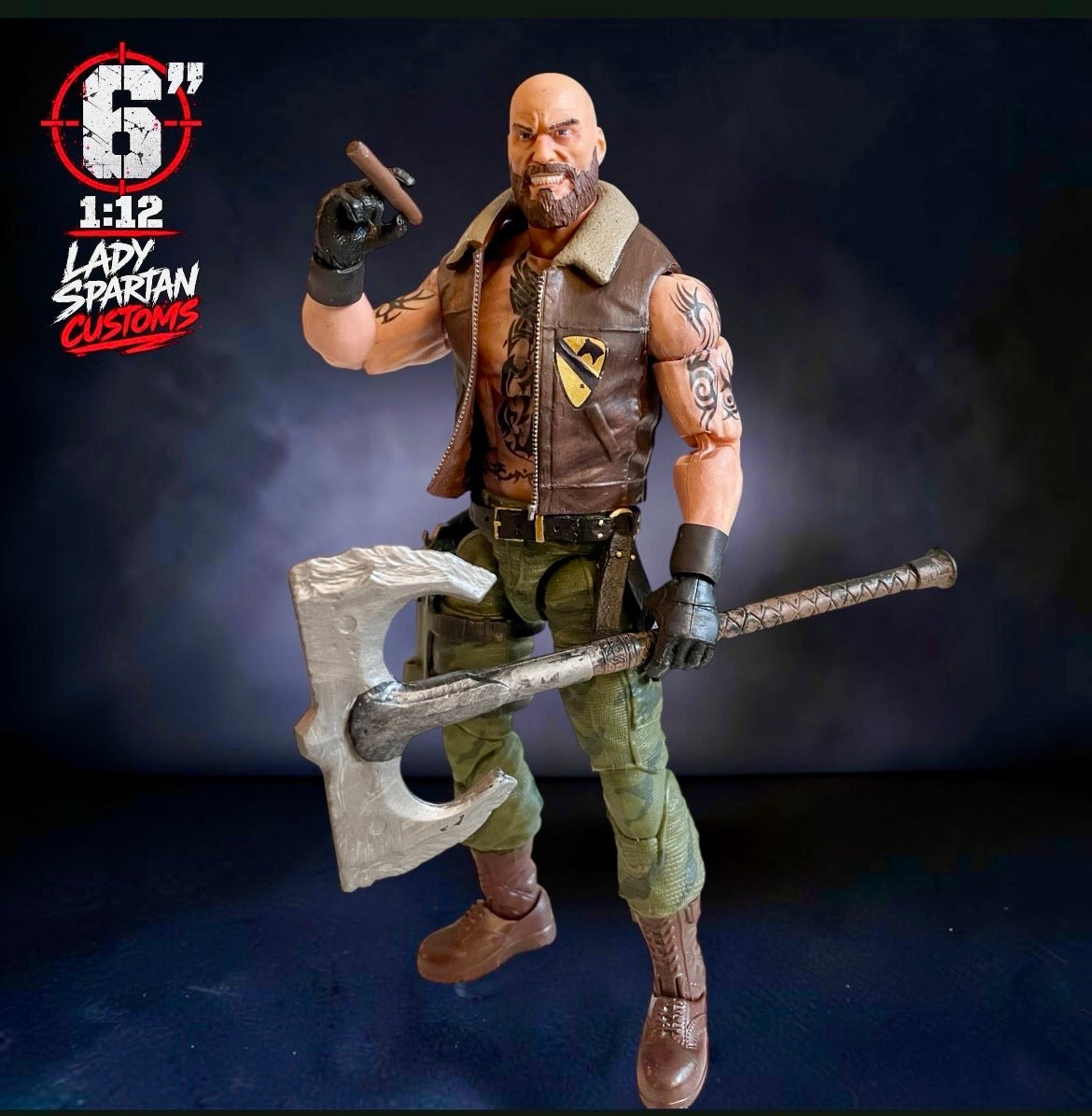 Van Zan | Premium One-of-a-Kind 1:12 Scale Custom Figure (Reign of Fire Inspired Dreadnok)