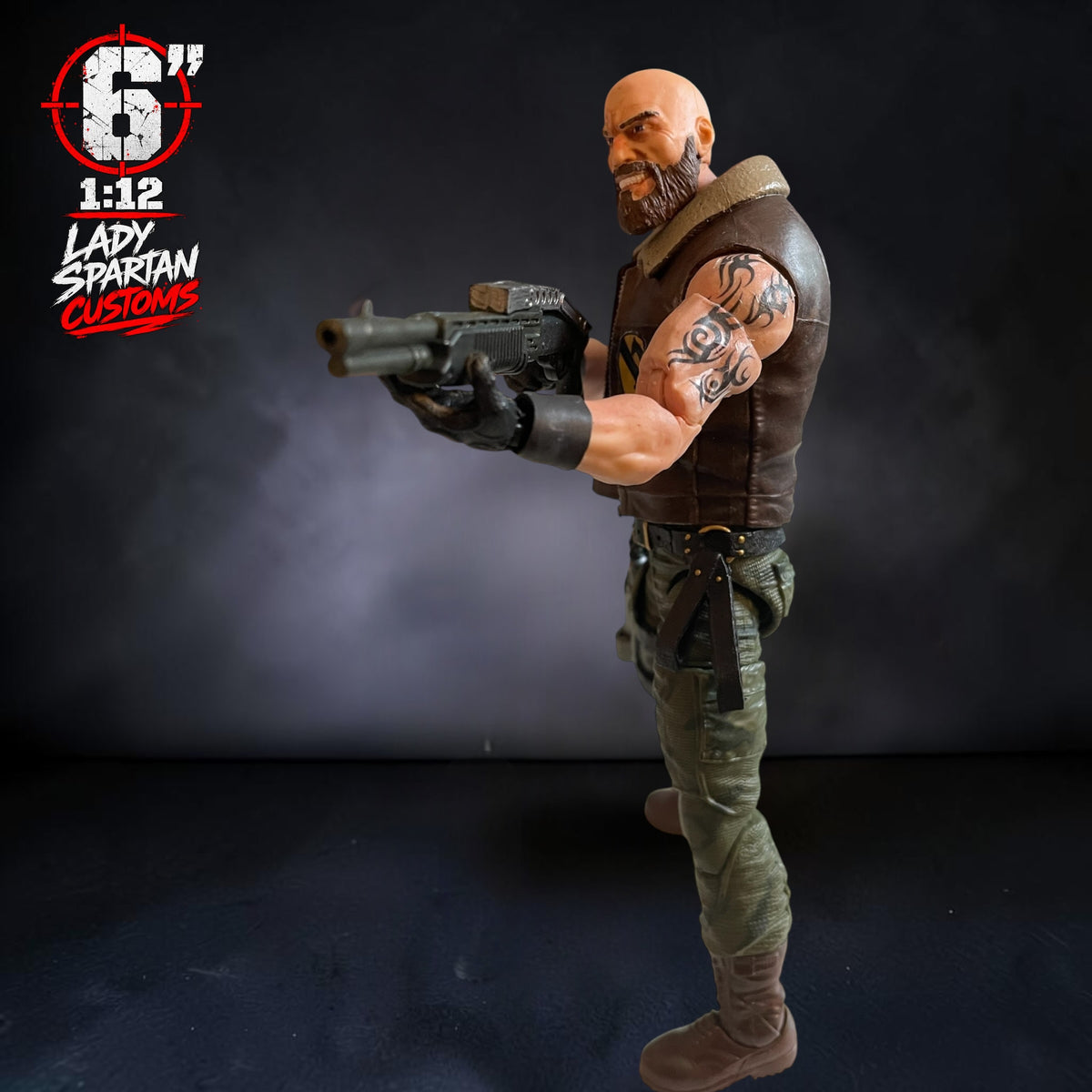 Van Zan | Premium One-of-a-Kind 1:12 Scale Custom Figure (Reign of Fire Inspired Dreadnok)