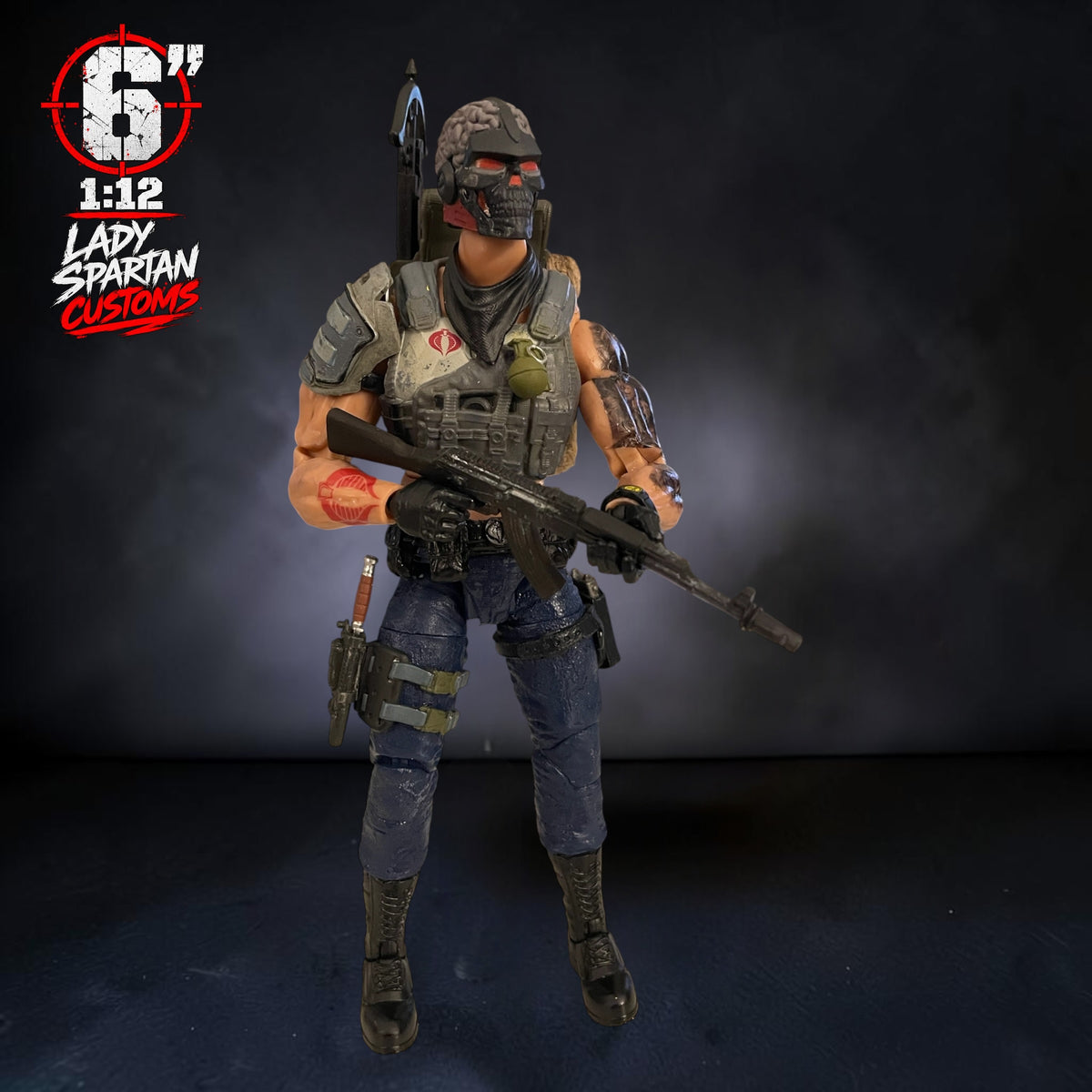 CJ | Premium One-of-a-Kind 1:12 Scale Cobra Custom Figure