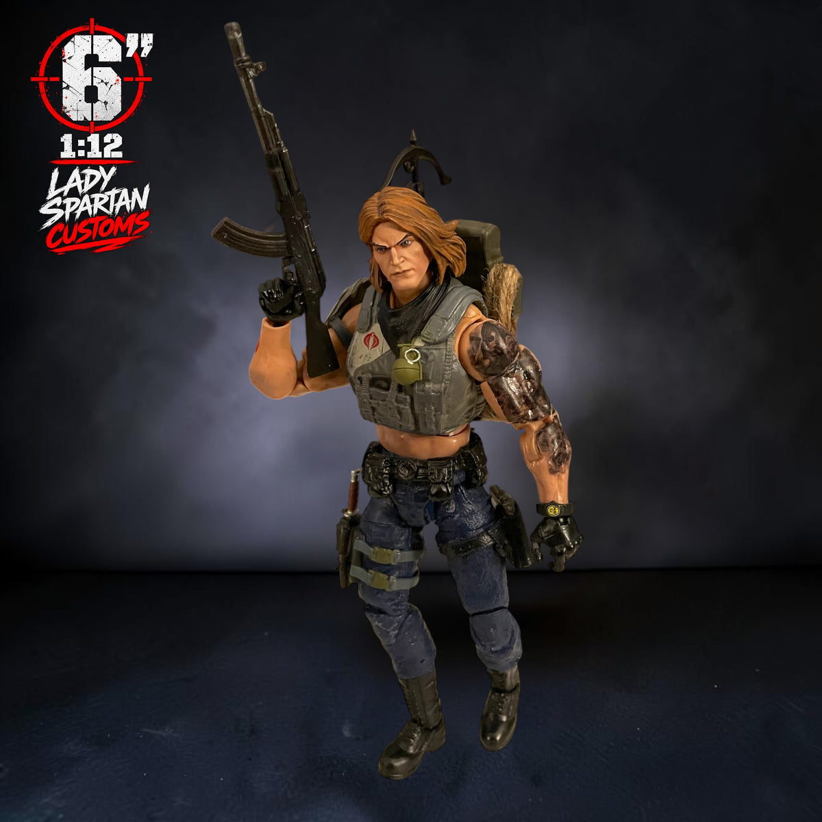 CJ | Premium One-of-a-Kind 1:12 Scale Cobra Custom Figure