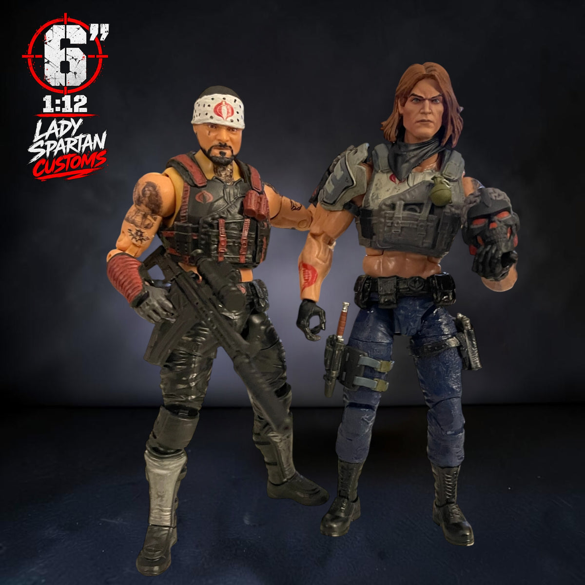 CJ | Premium One-of-a-Kind 1:12 Scale Cobra Custom Figure