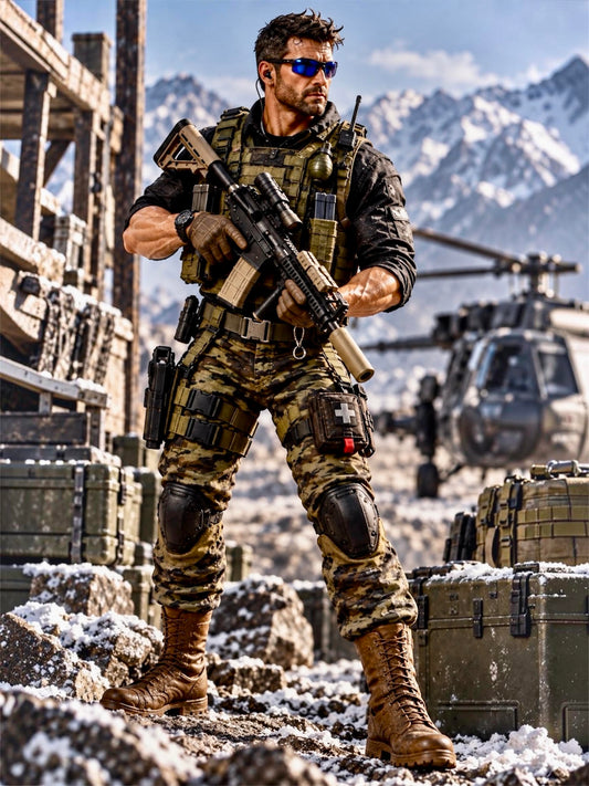 Iceman | Premium One-of-a-Kind 1:12 Scale G.I. Joe Custom Figure