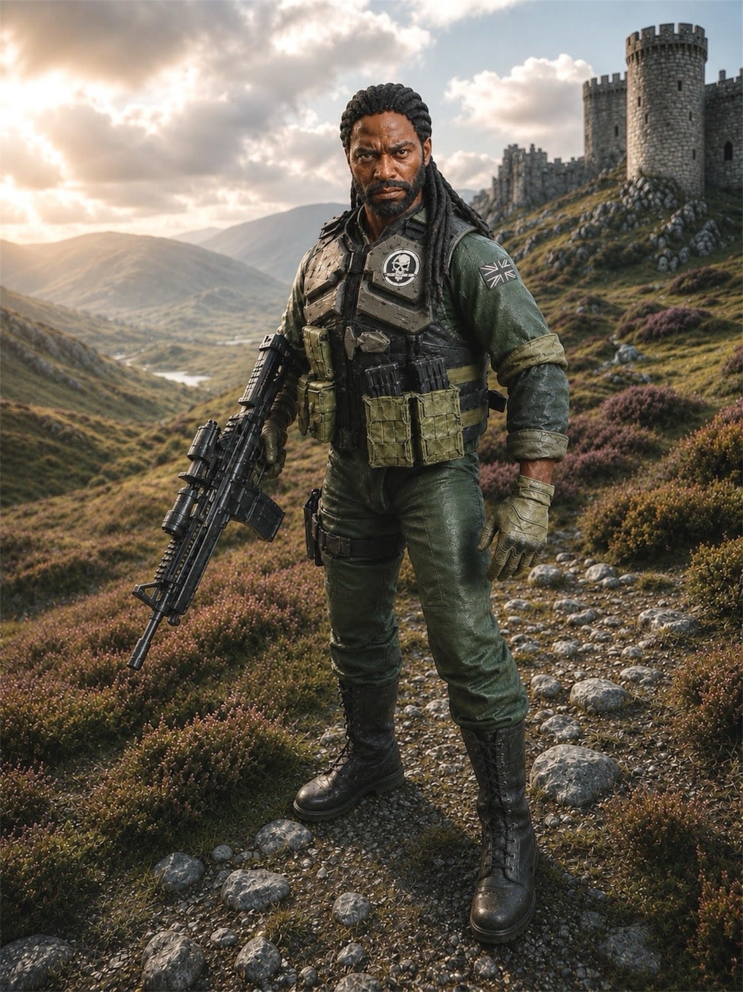 Mojo (SAS Trooper) | One-of-a-Kind 1:12 Scale G.I. Joe Custom Figure