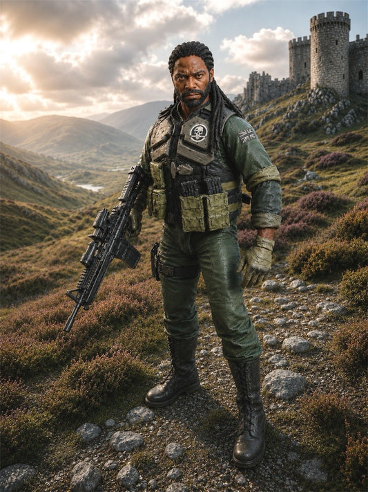 Mojo (SAS Trooper) | One-of-a-Kind 1:12 Scale G.I. Joe Custom Figure