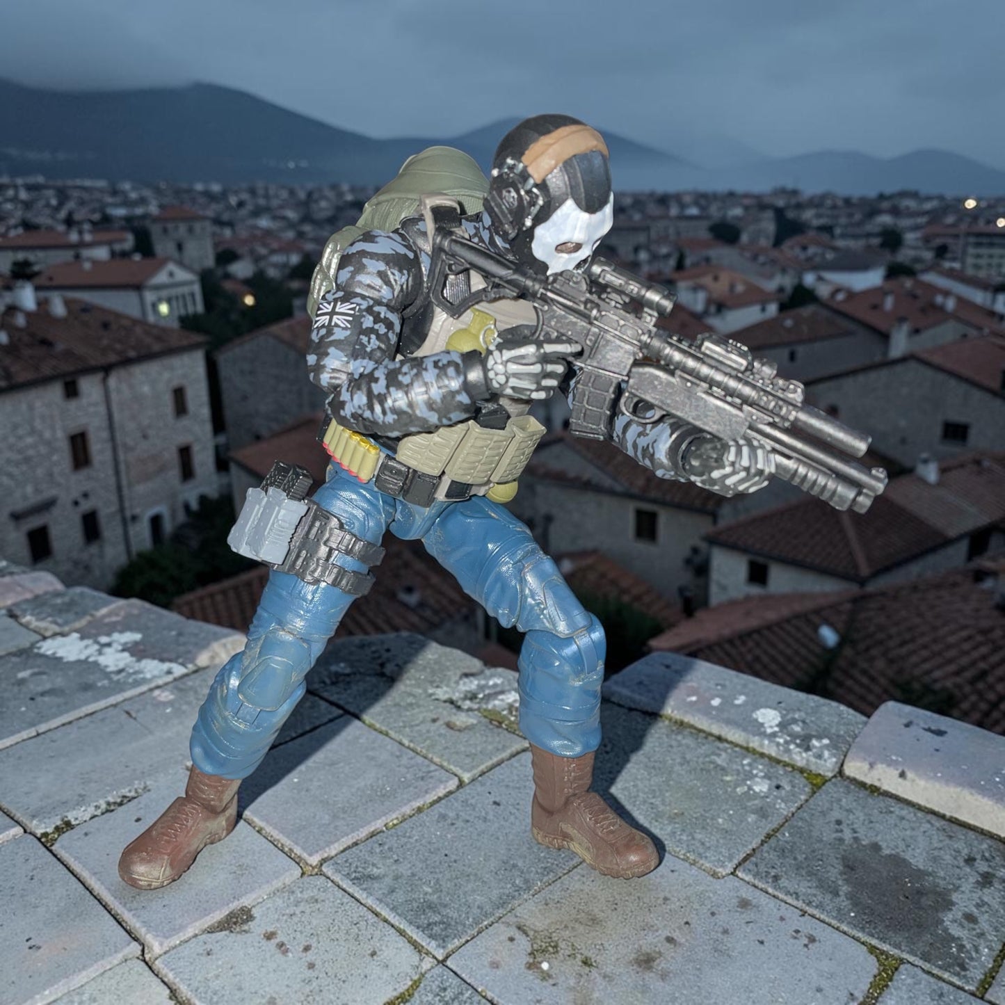Ghost |  One-of-a-Kind 1:12 Scale Custom Figure