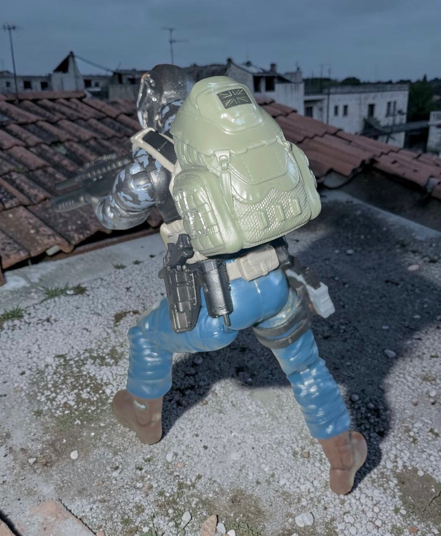 Ghost |  One-of-a-Kind 1:12 Scale Custom Figure