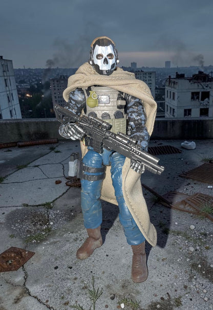 Ghost |  One-of-a-Kind 1:12 Scale Custom Figure