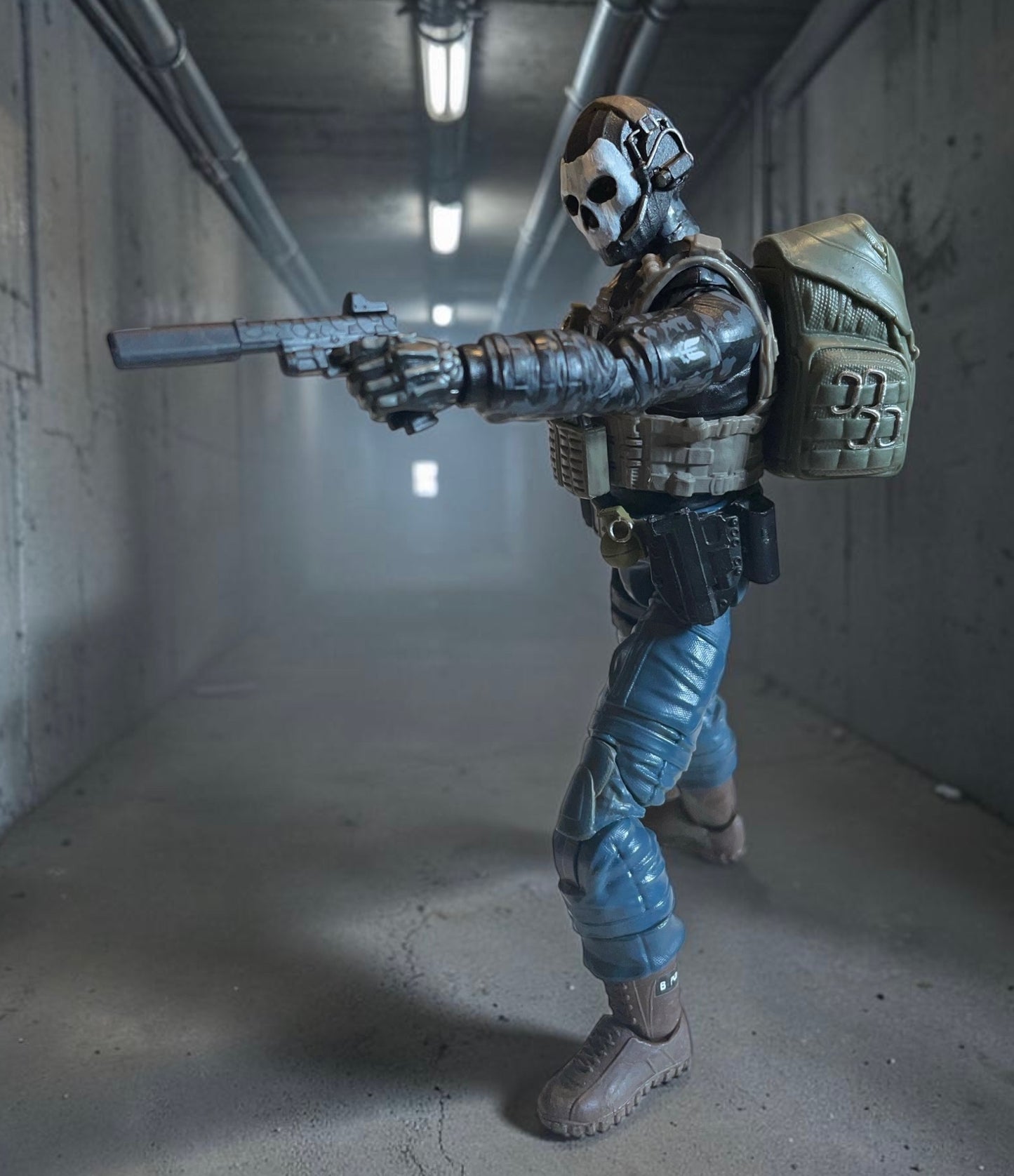 Ghost |  One-of-a-Kind 1:12 Scale Custom Figure