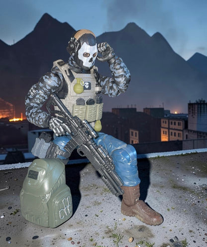 Ghost |  One-of-a-Kind 1:12 Scale Custom Figure