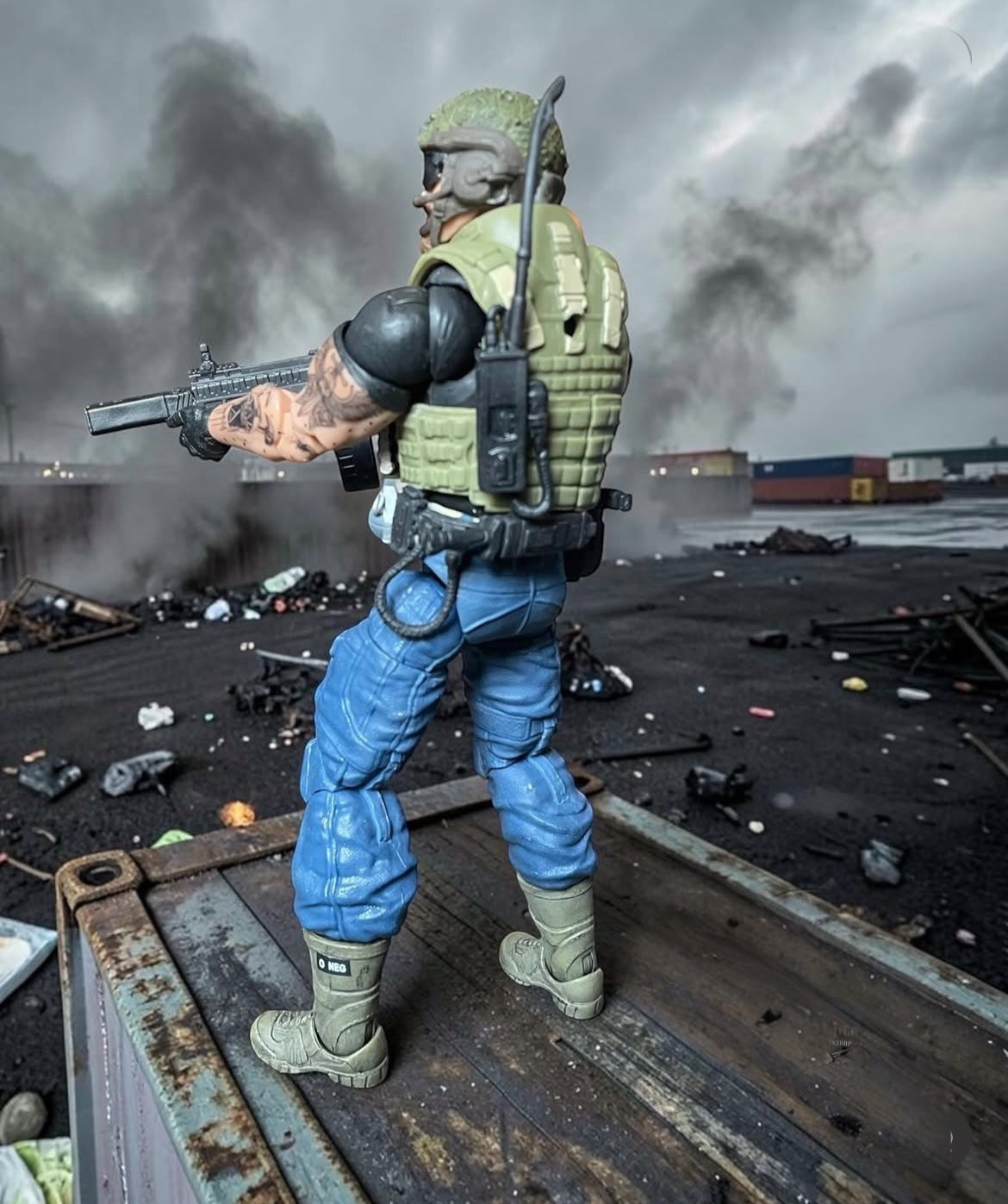 Bulldog (SAS trooper) | One-of-a-Kind 1:12 Scale G.I. Joe Custom Figure