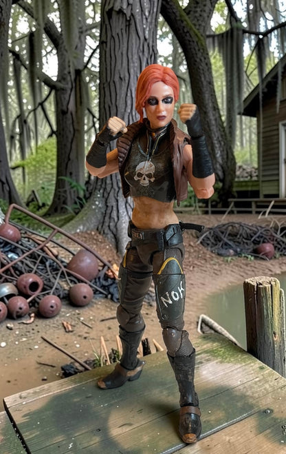 Scarlett | One-of-a-Kind 1:12 Scale Dreadnok Custom Figure
