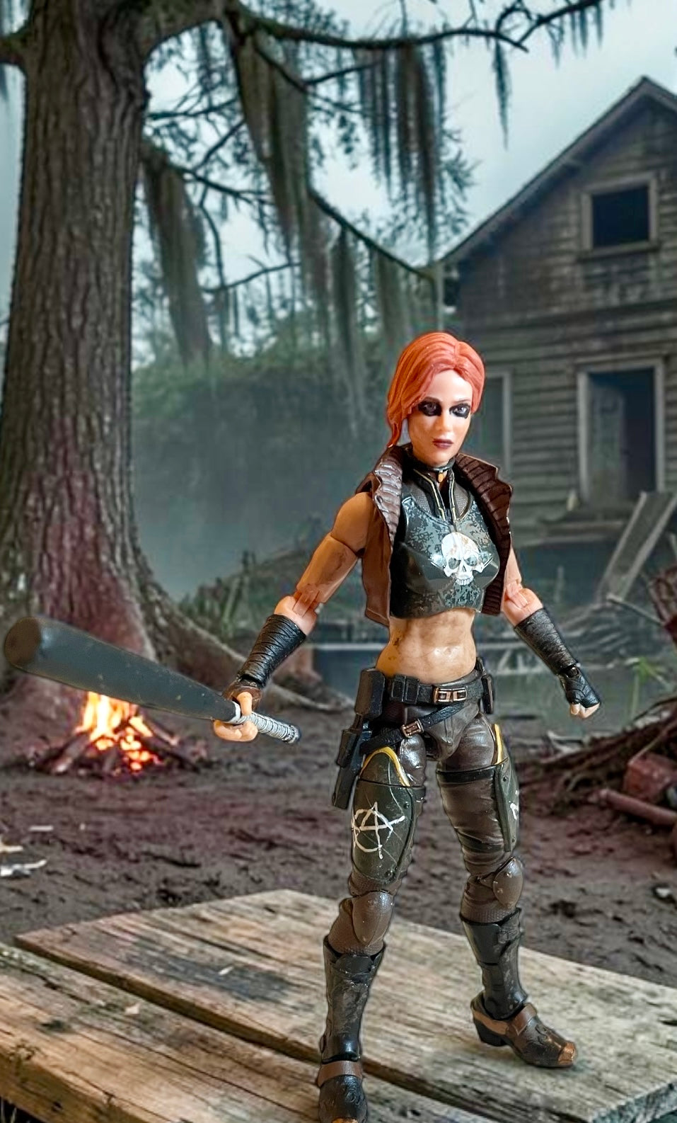 Scarlett | One-of-a-Kind 1:12 Scale Dreadnok Custom Figure