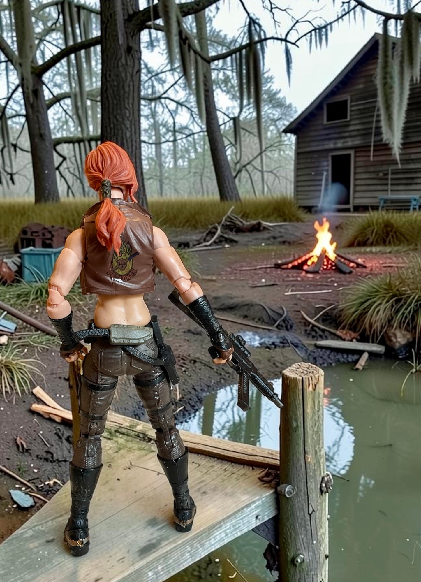 Scarlett | One-of-a-Kind 1:12 Scale Dreadnok Custom Figure