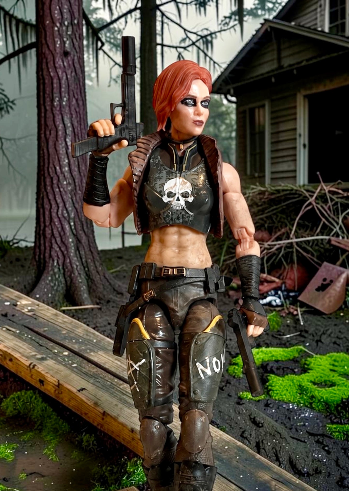 Scarlett | One-of-a-Kind 1:12 Scale Dreadnok Custom Figure