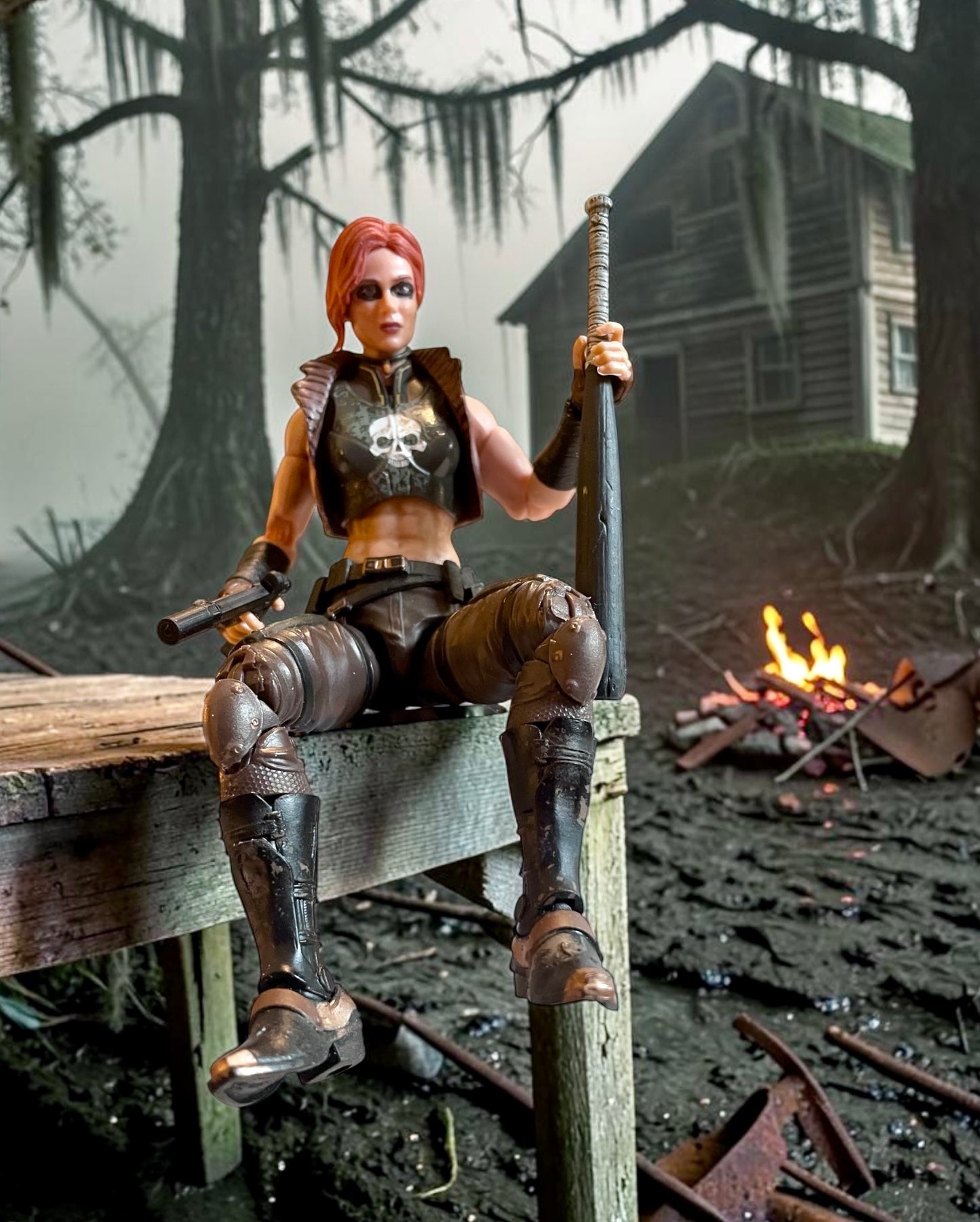 Scarlett | One-of-a-Kind 1:12 Scale Dreadnok Custom Figure