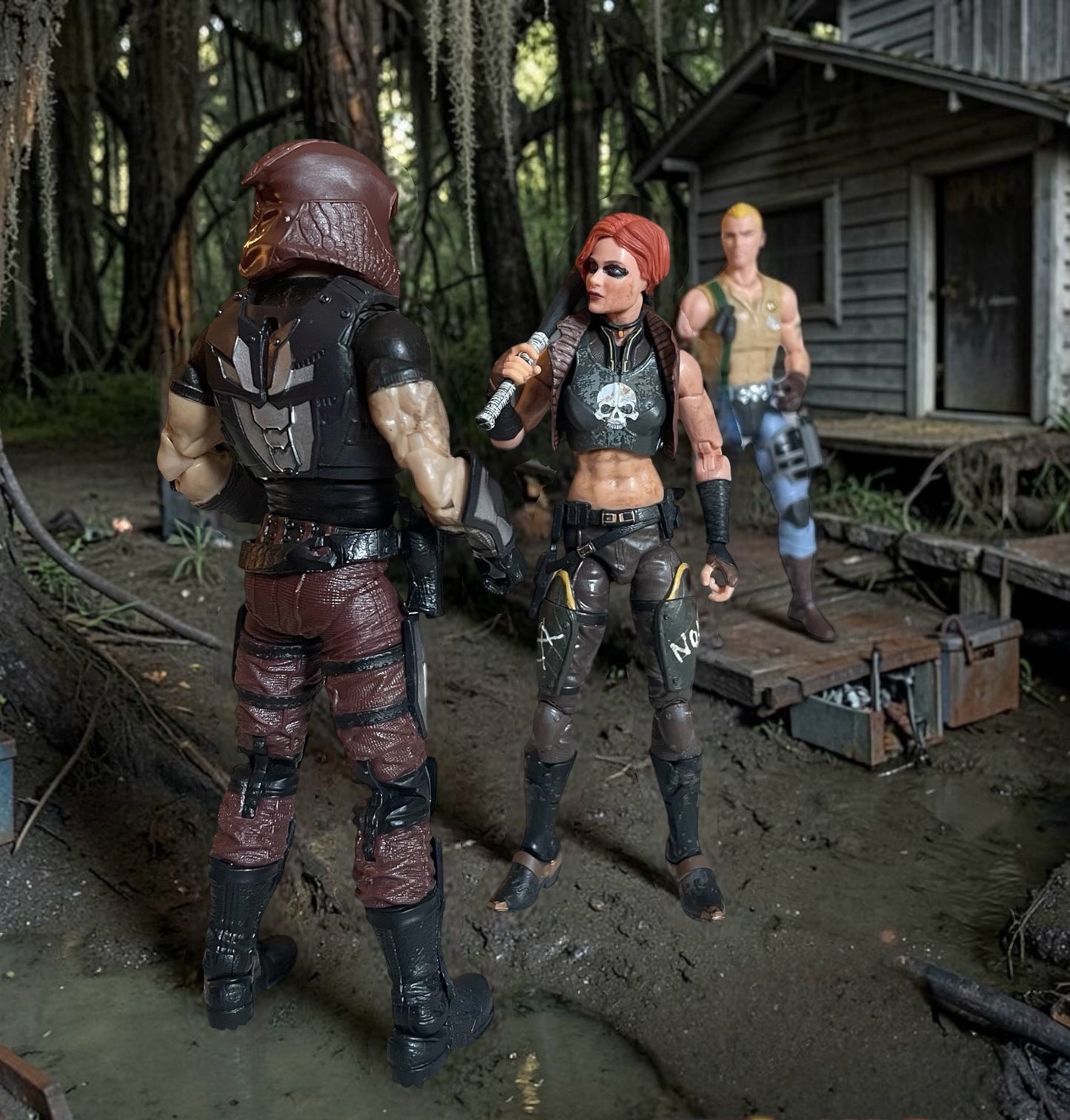 Scarlett | One-of-a-Kind 1:12 Scale Dreadnok Custom Figure