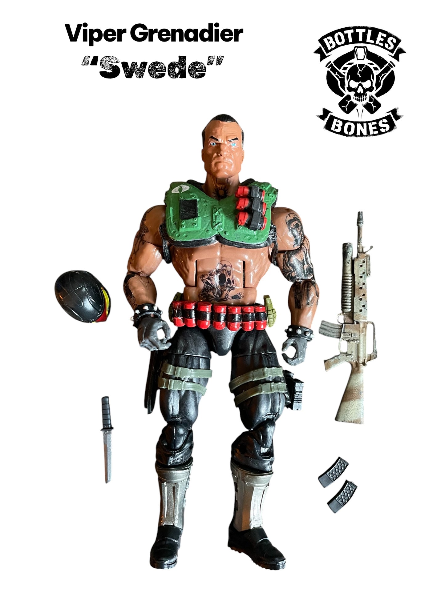 Swede | One-of-a-Kind 1:12 Scale Cobra Custom Figure