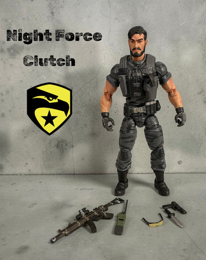 Night Force Clutch | One-of-a-Kind 1:12 Scale G.I. Joe Custom Figure