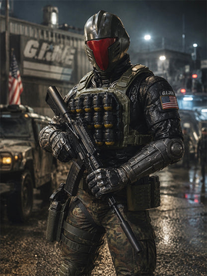 GI B.A.T. | One-of-a-Kind 1:12 Scale G.I. Joe Custom Joe Custom Figure