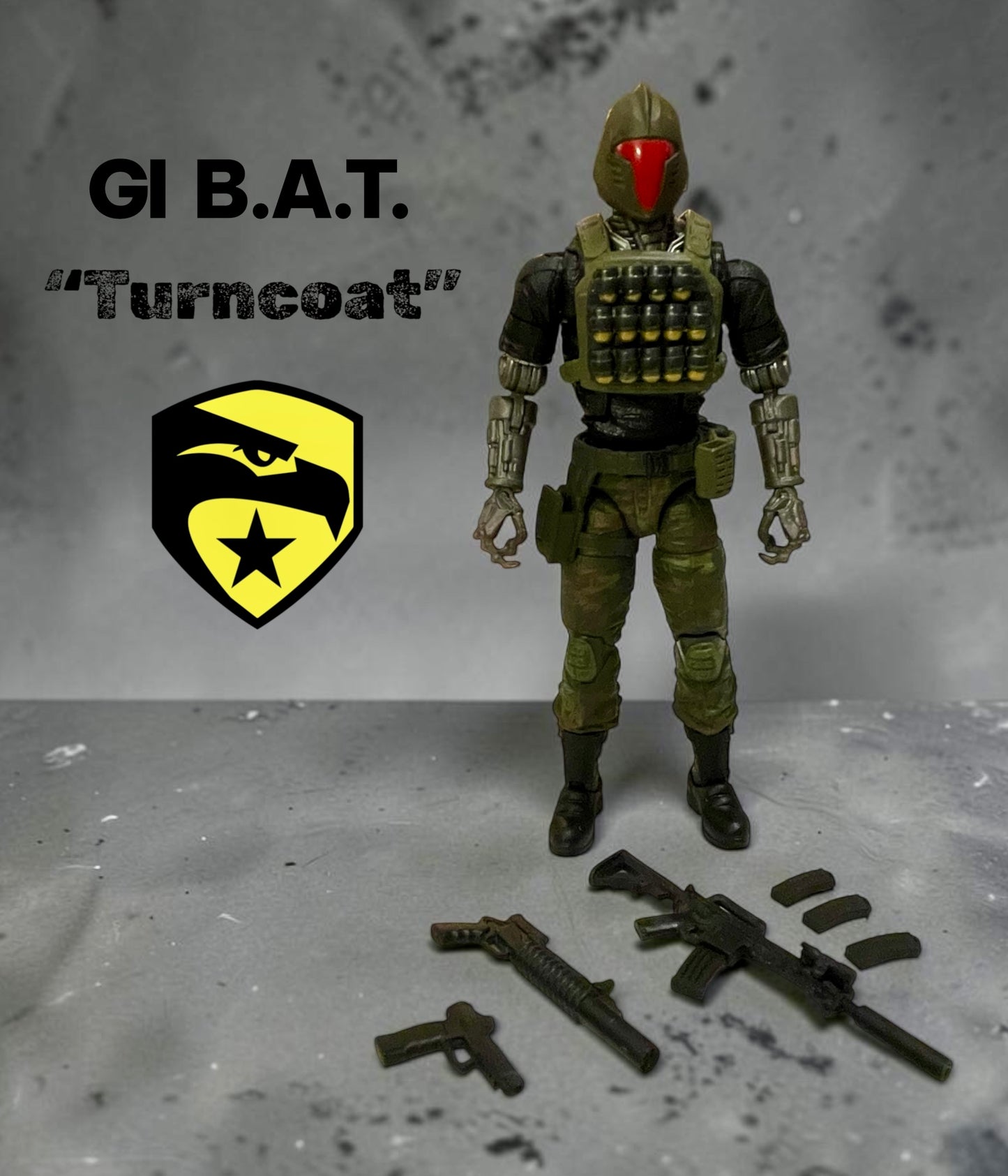 GI B.A.T. | One-of-a-Kind 1:12 Scale G.I. Joe Custom Joe Custom Figure