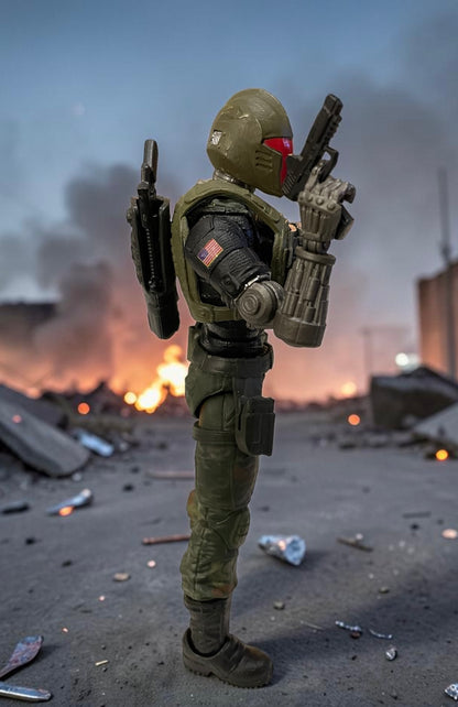 GI B.A.T. | One-of-a-Kind 1:12 Scale G.I. Joe Custom Joe Custom Figure