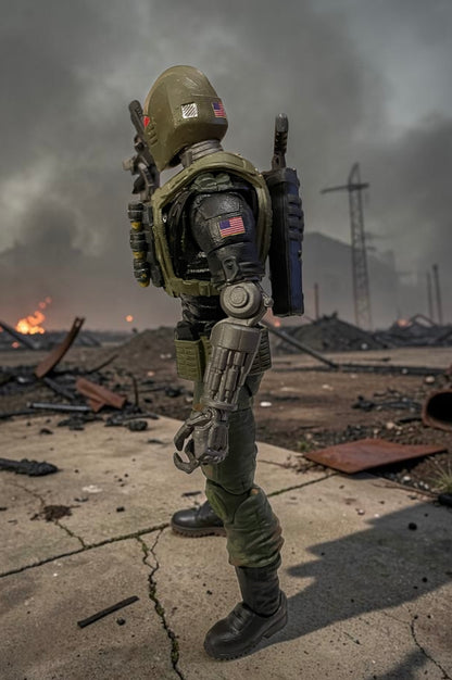 GI B.A.T. | One-of-a-Kind 1:12 Scale G.I. Joe Custom Joe Custom Figure