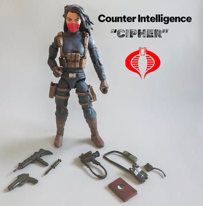 Cipher | One-of-a-Kind 1:12 Scale Cobra Custom Figure