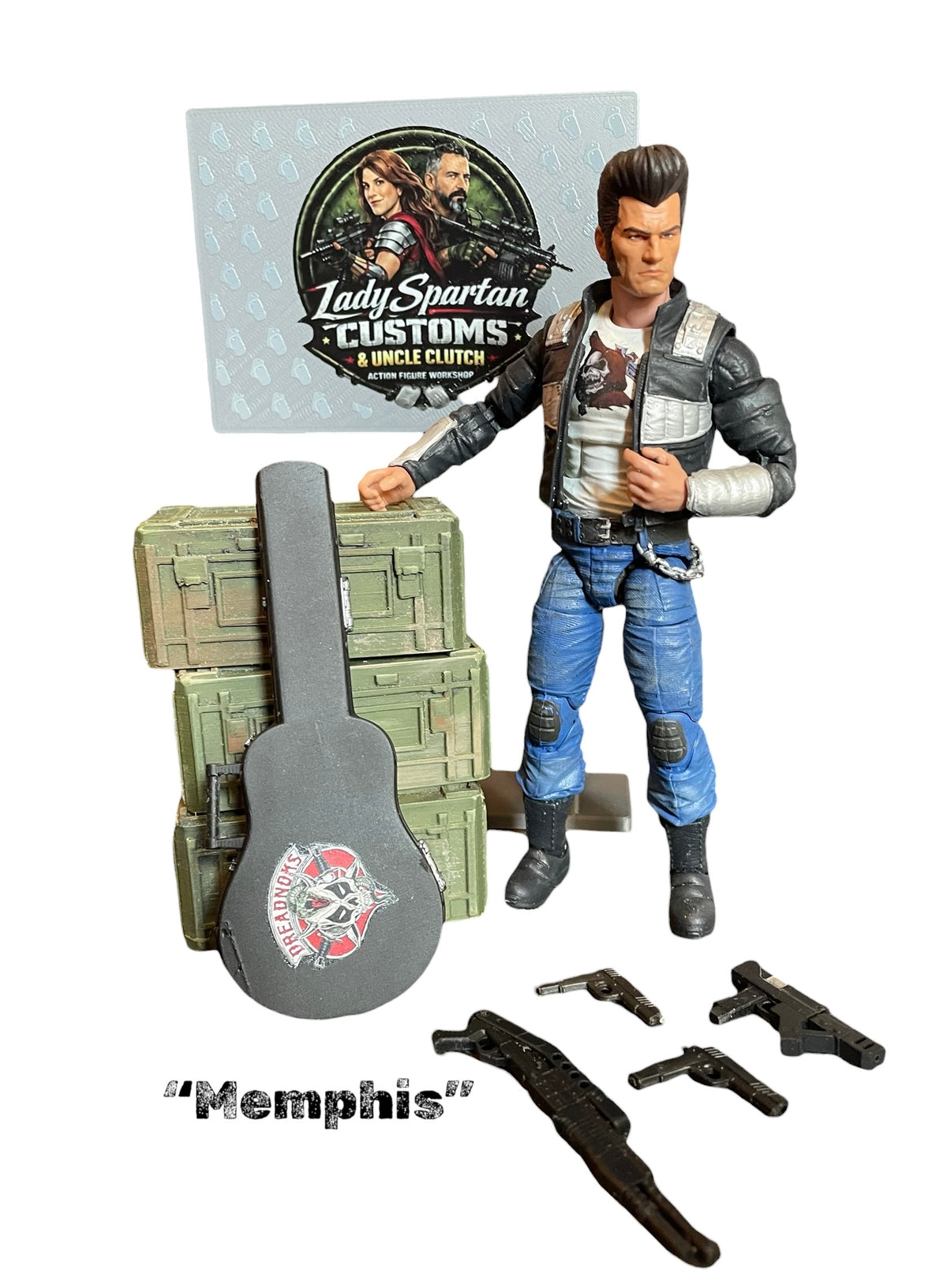 Memphis | Premium One-of-a-Kind 1:12 Scale Dreadnok Custom Figure