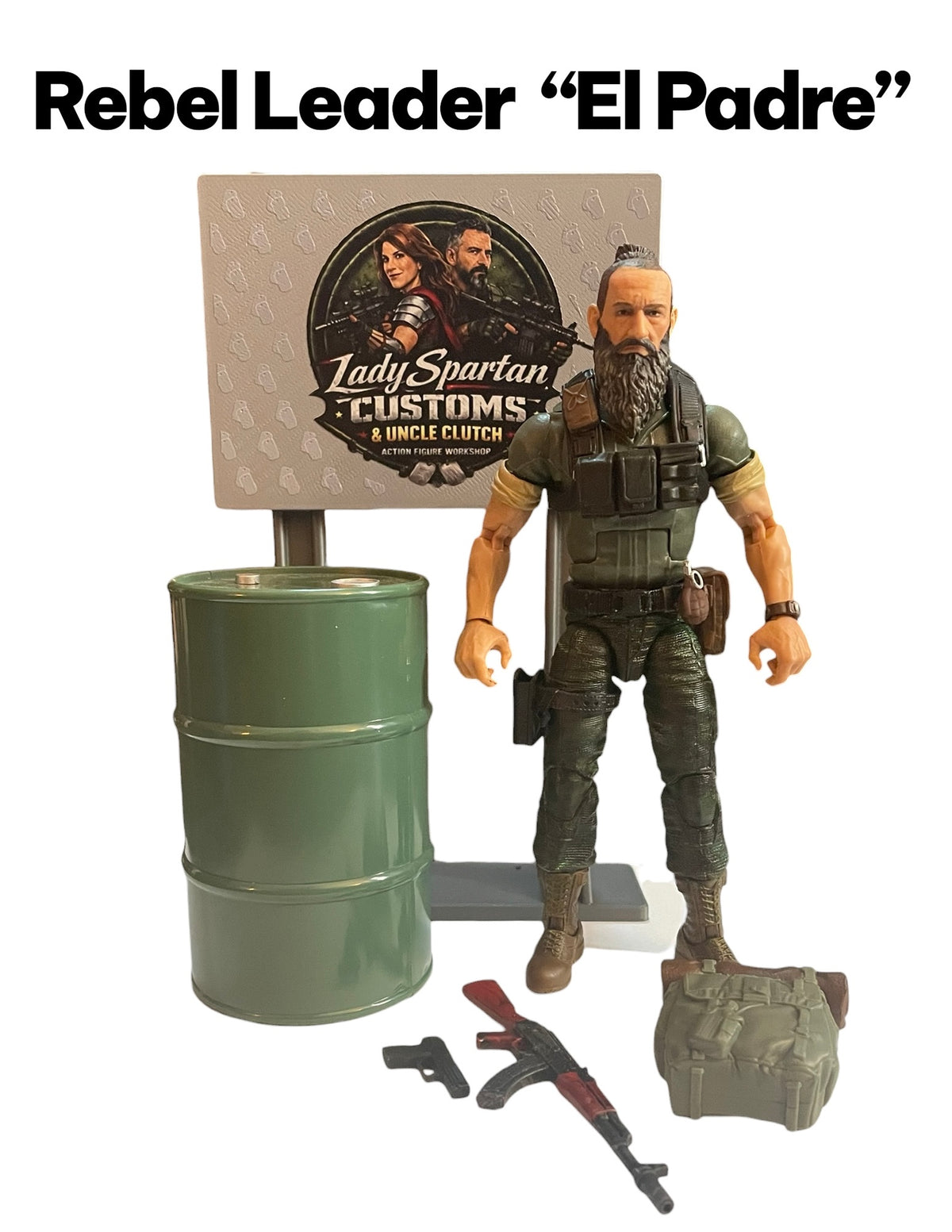 El Padre | Premium One-of-a-Kind 1:12 Scale Custom Figure