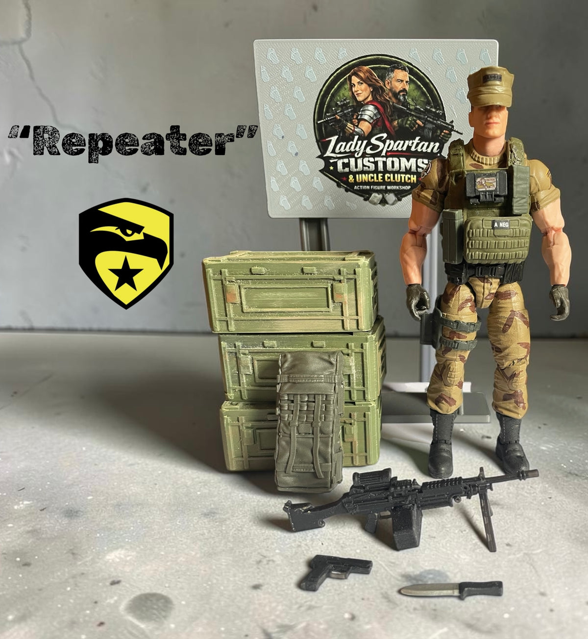 Repeater | Premium One-of-a-Kind 1:12 Scale G.I. Joe Custom Figure