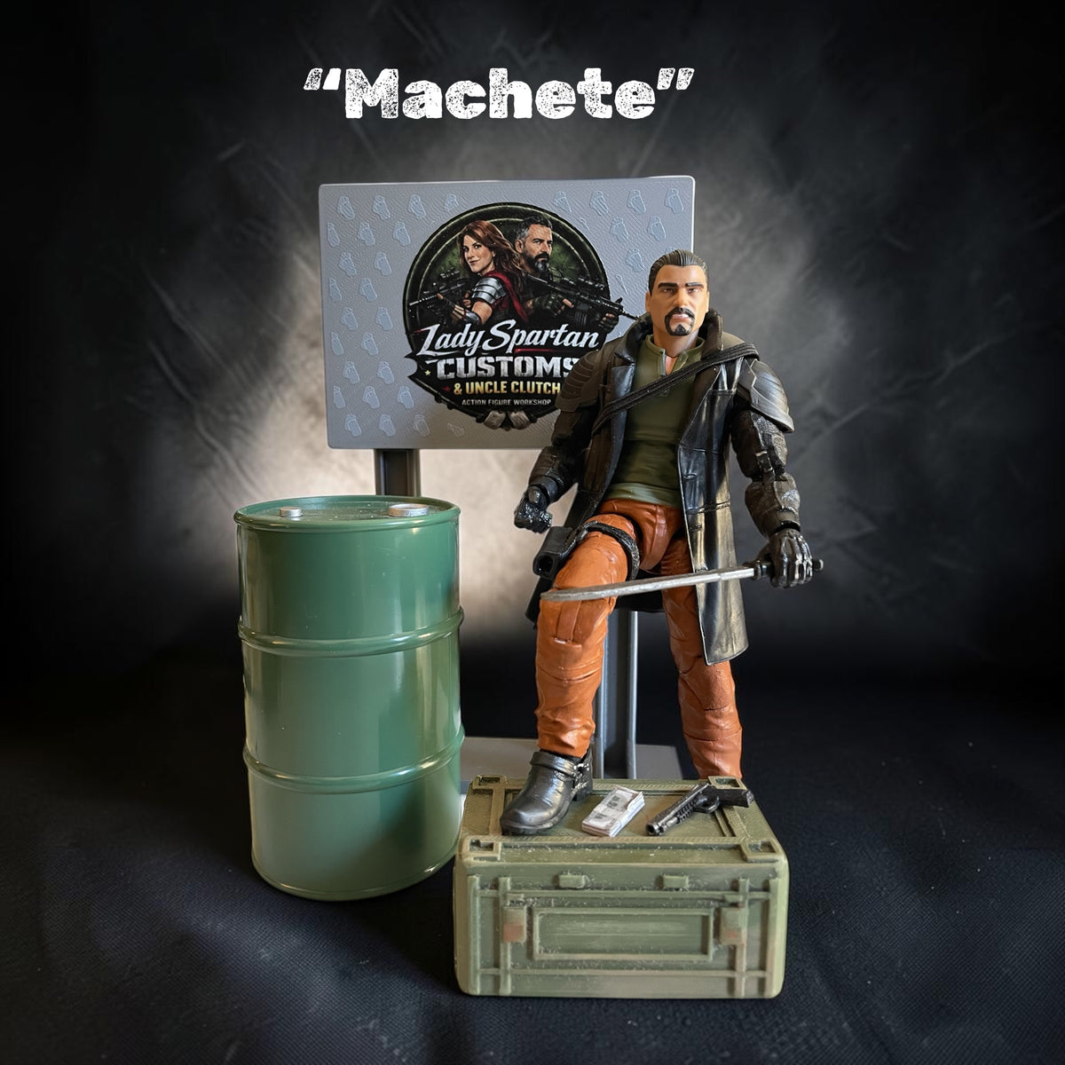 Machete | One-of-a-Kind 1:12 Scale Dreadnok Custom Figure