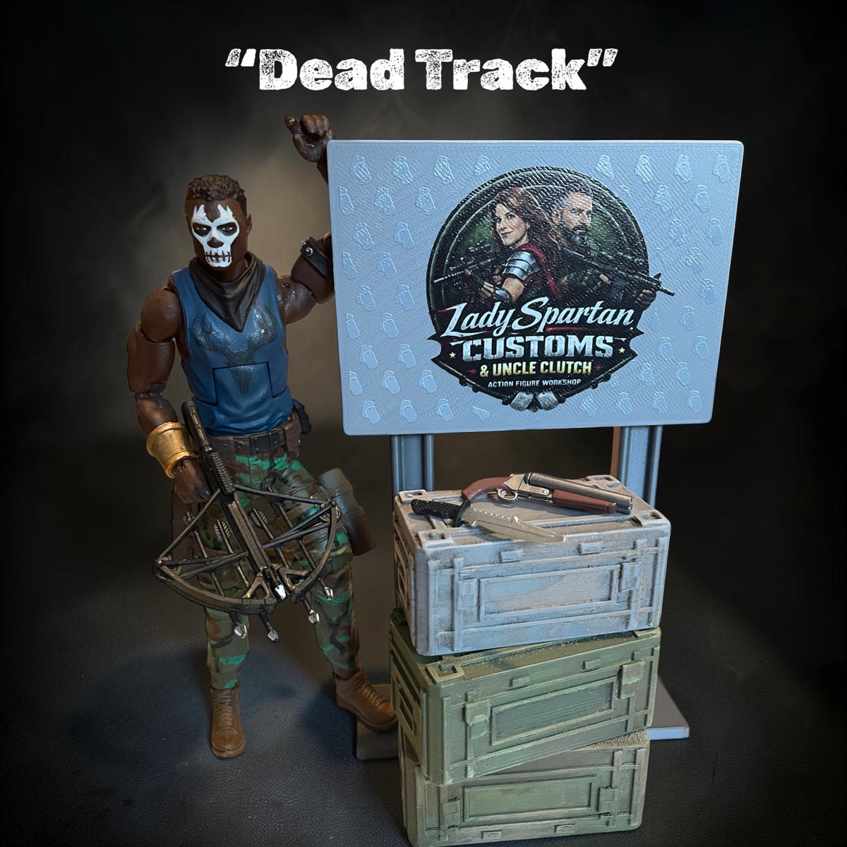 Deadtrack | Premium One-of-a-Kind 1:12 Scale Dreadnok Custom Figure