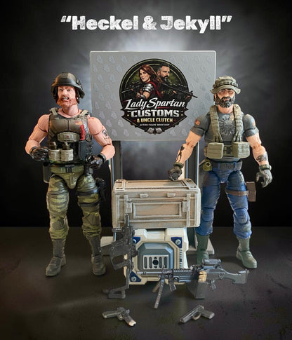 Heckel & Jekyll | One-of-a-Kind 1:12 Scale G.I. Joe Custom Figure set