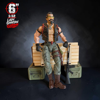 Frost & Spider | Premium One-of-a-Kind 1:12 Scale Dreadnok Custom Figure set