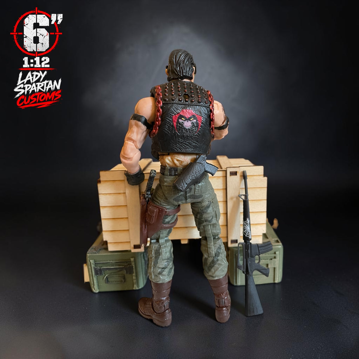 Frost & Spider | Premium One-of-a-Kind 1:12 Scale Dreadnok Custom Figure set