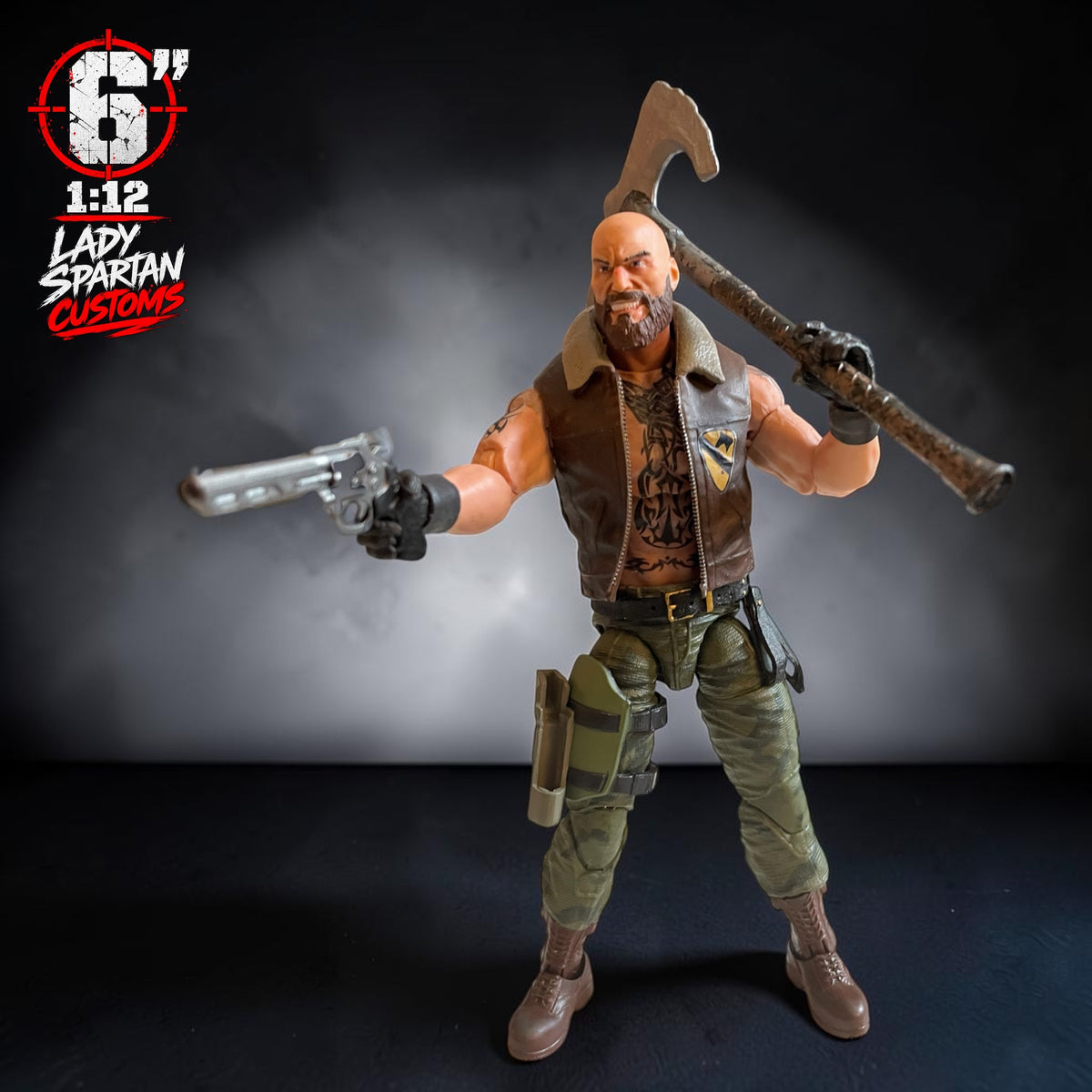 Van Zan | Premium One-of-a-Kind 1:12 Scale Custom Figure (Reign of Fire Inspired Dreadnok)