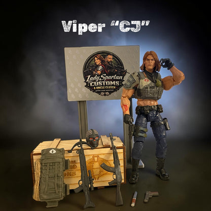 CJ | Premium One-of-a-Kind 1:12 Scale Cobra Custom Figure