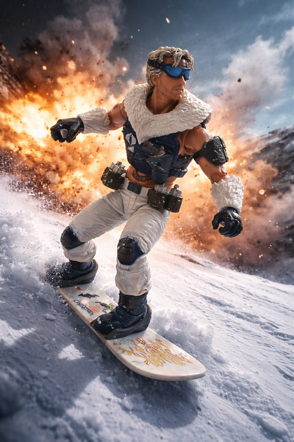Powder Keg | One-of-a-Kind 1:12 Scale Dreadnok Custom Figure