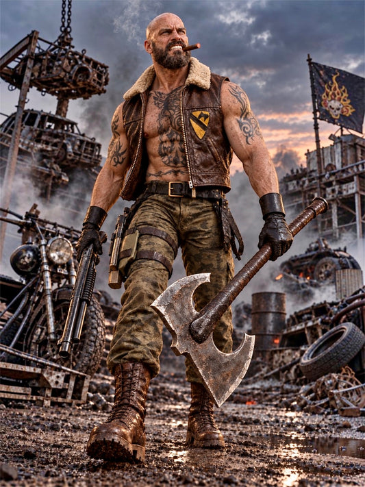 Van Zan | Premium One-of-a-Kind 1:12 Scale Custom Figure (Reign of Fire Inspired Dreadnok)