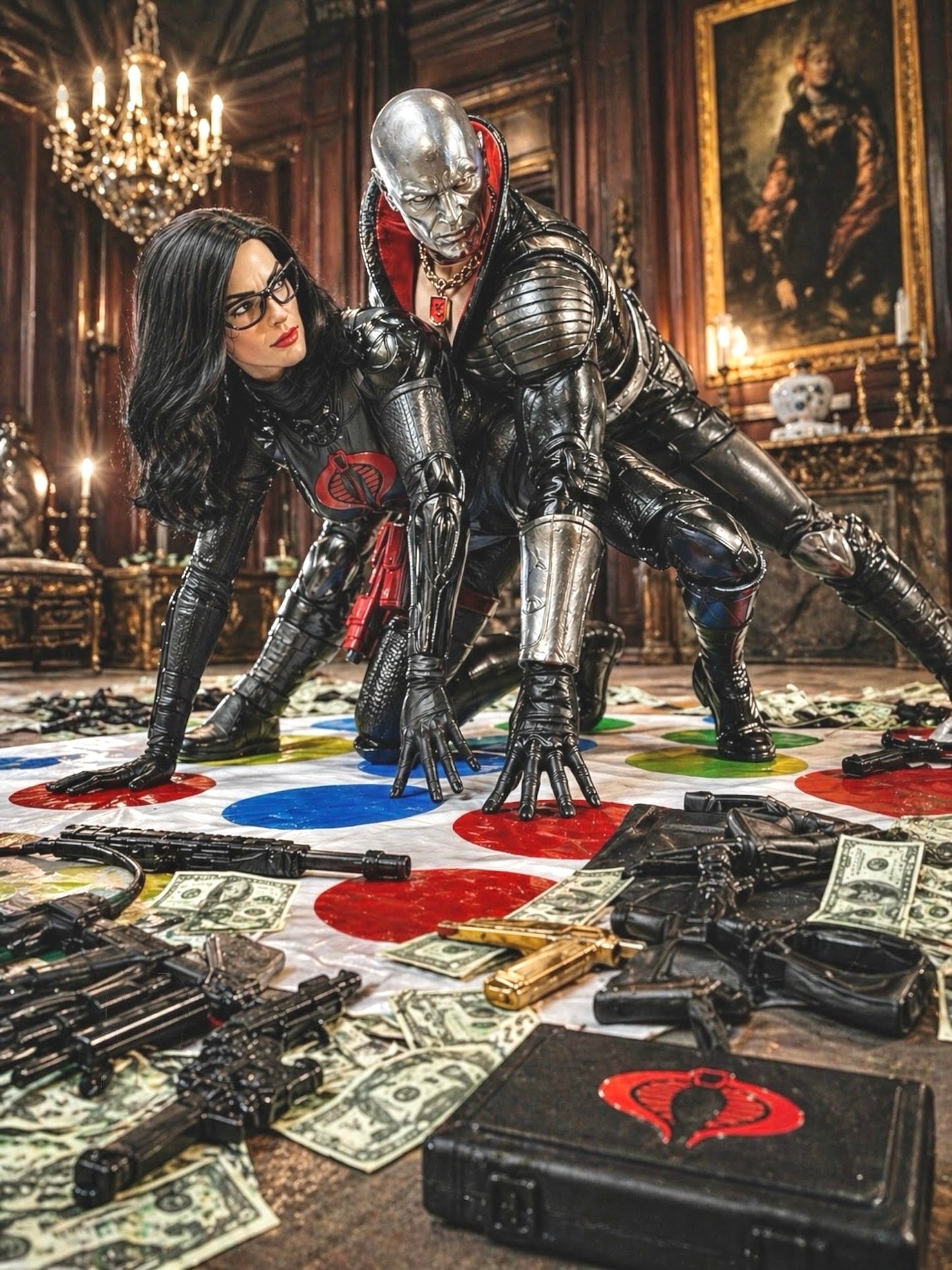 Destro & Baroness magnet